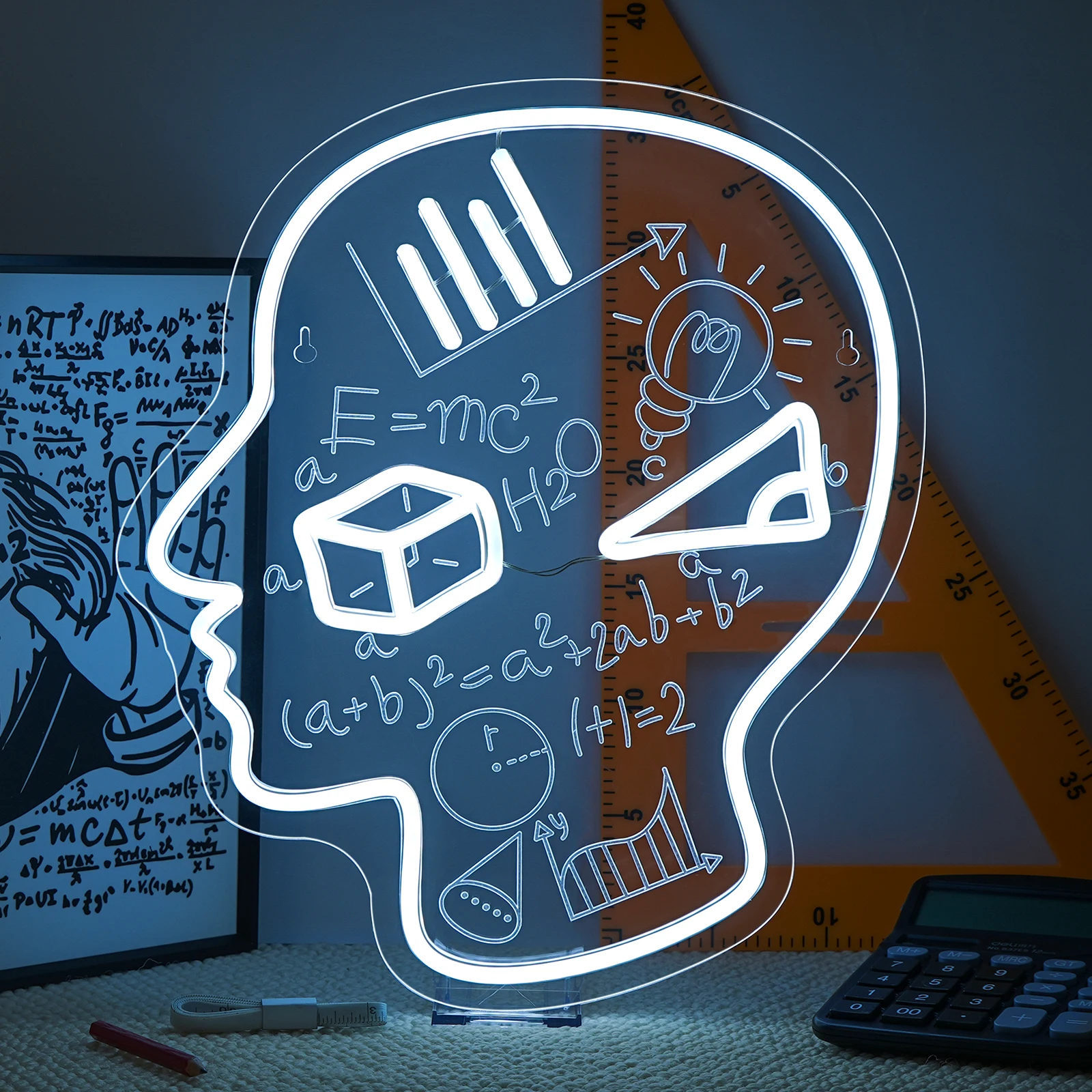 Brain Disciplines Neon Sign USB Powered LED Wall Decor for Classroom or Lab Math Science Neon Signs for Student Classroom
Brain Disciplines Neon Sign USB Powered LED Wall Decor for Classroom or Lab Math Science Neon Signs for Student Classroom