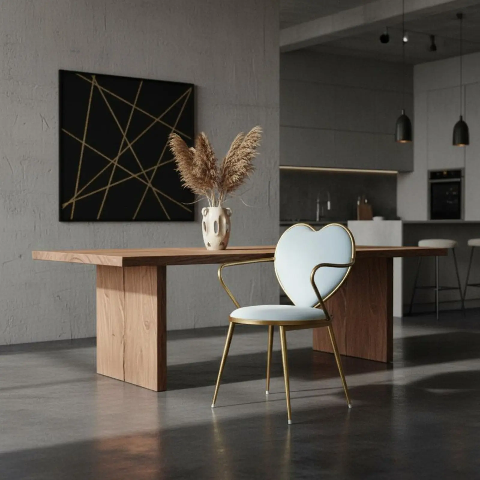Heart Shaped Rear Chair Nordic & Design Upholstered Armchair with Gold Legs Gold Frame Velvet Armchair Cushioned Seat
Heart Shaped Rear Chair Nordic & Design Upholstered Armchair with Gold Legs Gold Frame Velvet Armchair Cushioned Seat