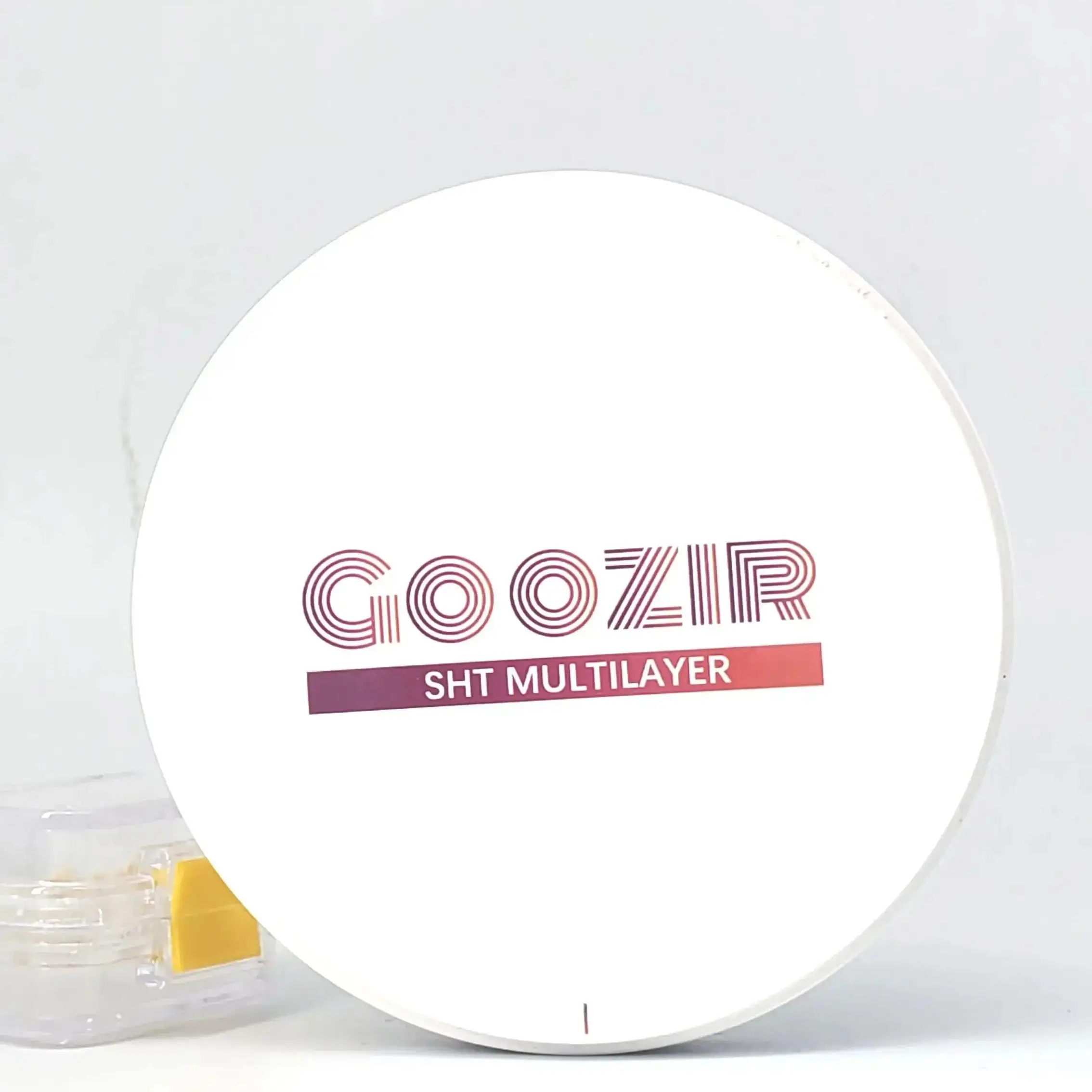 GOOZIR cad cam dental zirconia SHT Multilayer Dental discs blanks Super High Translucent High Quality dental lab dental clinic.
GOOZIR cad cam dental zirconia SHT Multilayer Dental discs blanks Super High Translucent High Quality dental lab dental clinic.
