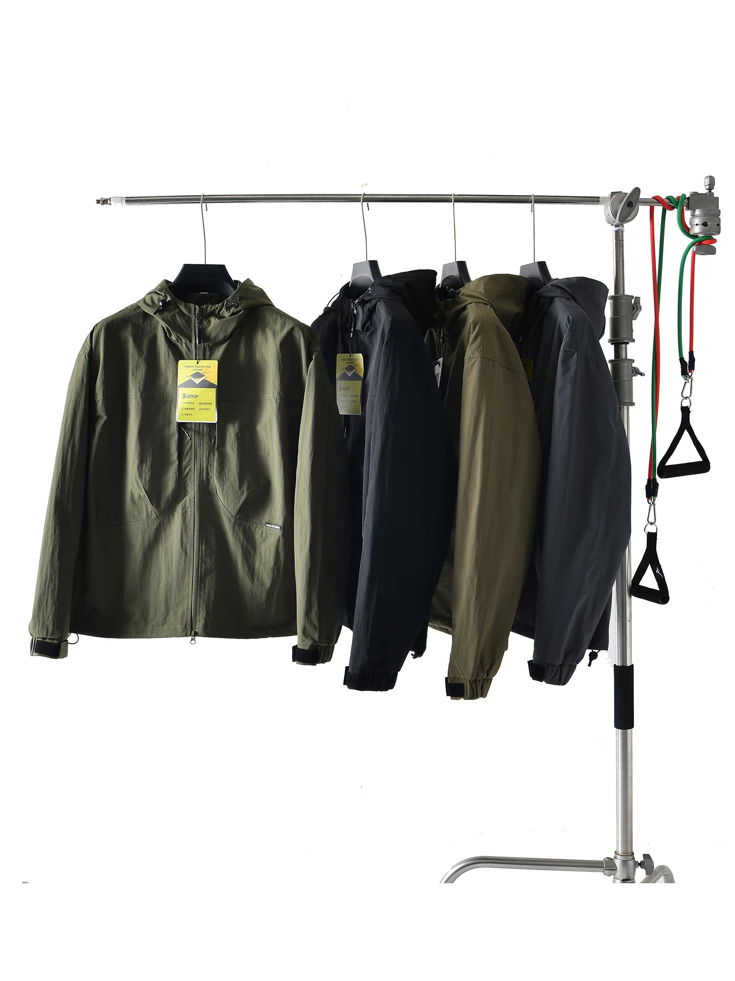 Outdoor Men's Hooded Sport Jacket Windproof Water-resistant Wear-resistant Nylon Long Sleeve Zipper Closure Color Jacket
Outdoor Men's Hooded Sport Jacket Windproof Water-resistant Wear-resistant Nylon Long Sleeve Zipper Closure Color Jacket