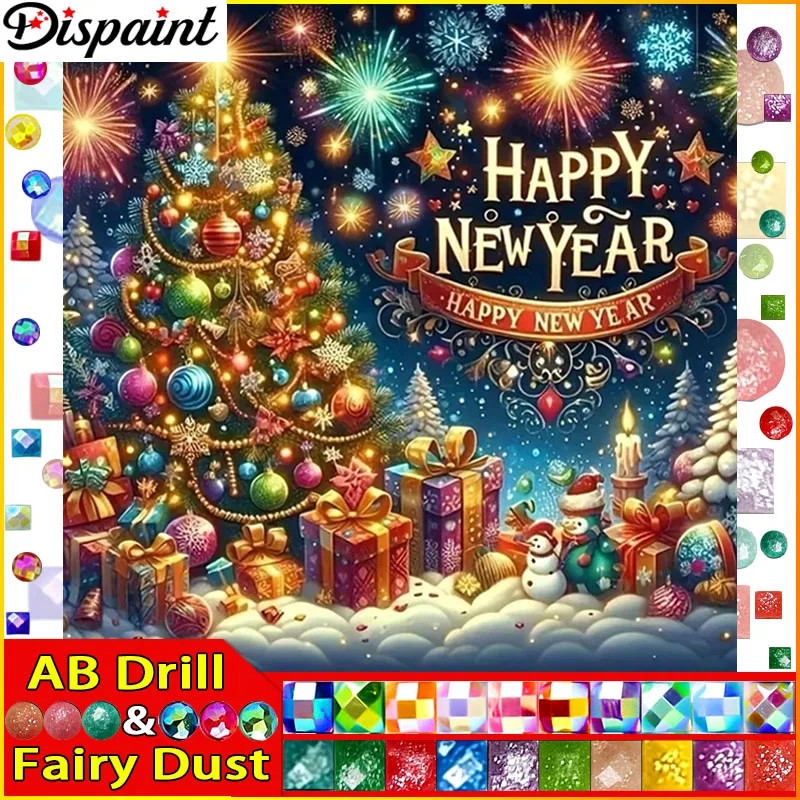 Dispaint Fairy Dust AB Полный алмаз "Рождественская елка Подарки" DIY 5D Алмазная картина Вышивка крестиком Домашний декор Картина из горного хрусталя
Dispaint Fairy Dust AB Полный алмаз "Рождественская елка Подарки" DIY 5D Алмазная картина Вышивка крестиком Домашний декор Картина из горного хрусталя