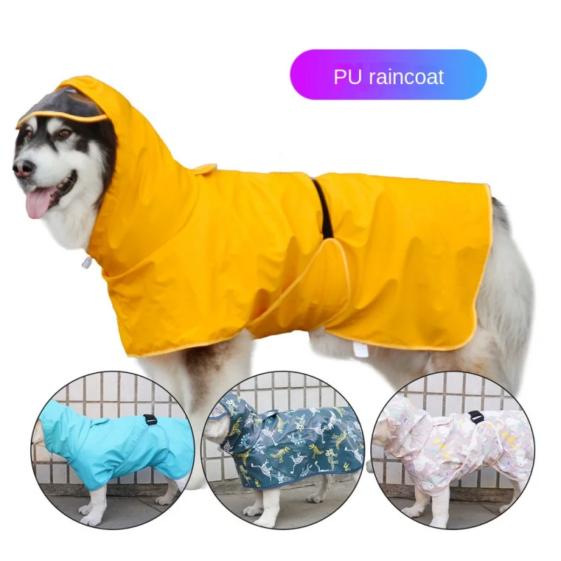ChongtapetEgg Yolk Raincoat Small and Large Dogs Pet RaincoatPUSolid Color Dog Clothes
ChongtapetEgg Yolk Raincoat Small and Large Dogs Pet RaincoatPUSolid Color Dog Clothes