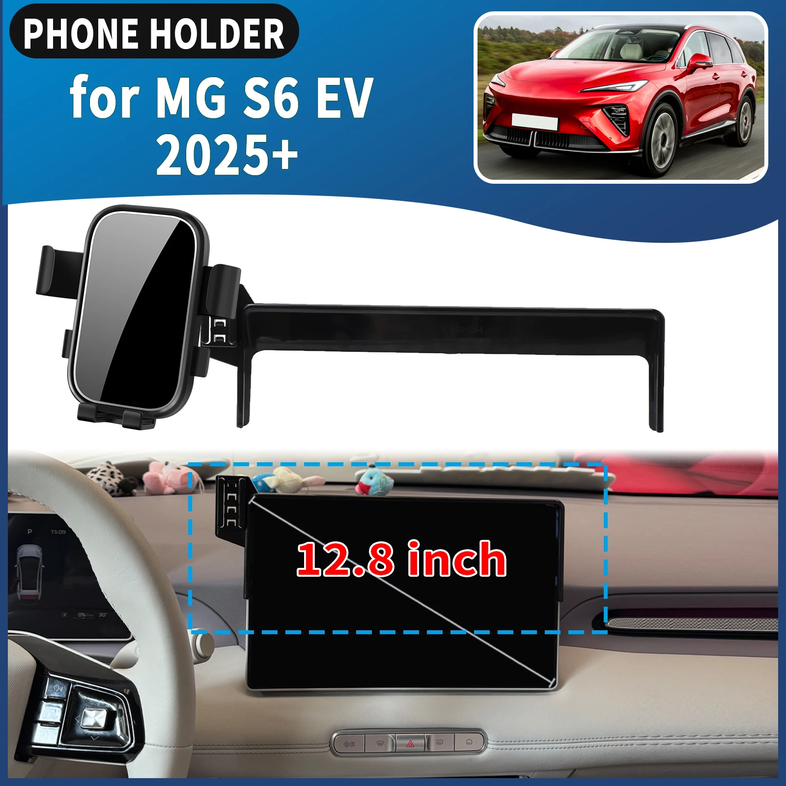for MG S6 EV 2025 2026 Car Phone Holder Mount Vehicle-Specific GPS Navigation Easy Installation accessoires
for MG S6 EV 2025 2026 Car Phone Holder Mount Vehicle-Specific GPS Navigation Easy Installation accessoires