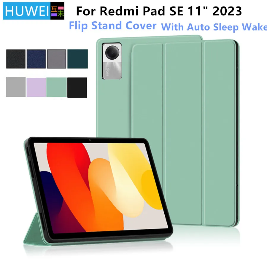 HUWEI Case For Xiaomi Redmi Pad SE 11 Inch 2023 Tablet Tri-Folded PU Leather Stand Cover For Xiaomi Redmi Pad SE 2023 Funda Case
HUWEI Case For Xiaomi Redmi Pad SE 11 Inch 2023 Tablet Tri-Folded PU Leather Stand Cover For Xiaomi Redmi Pad SE 2023 Funda Case