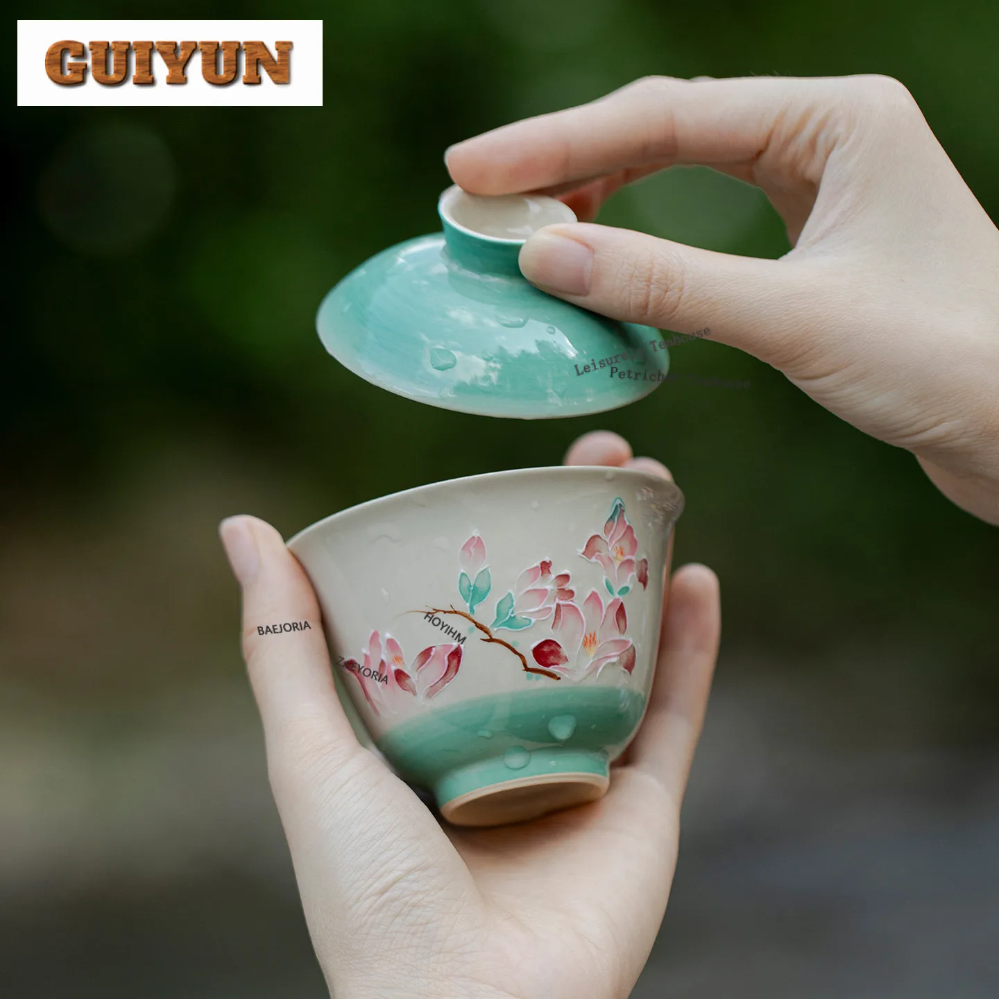150ml Hand-painted Yulan Magnolia Gaiwan Zen Tea Lid Set Tea Tureen Tea Bowl With Lid Kit Tea Maker Cover Bowl Cha Decoration
150ml Hand-painted Yulan Magnolia Gaiwan Zen Tea Lid Set Tea Tureen Tea Bowl With Lid Kit Tea Maker Cover Bowl Cha Decoration