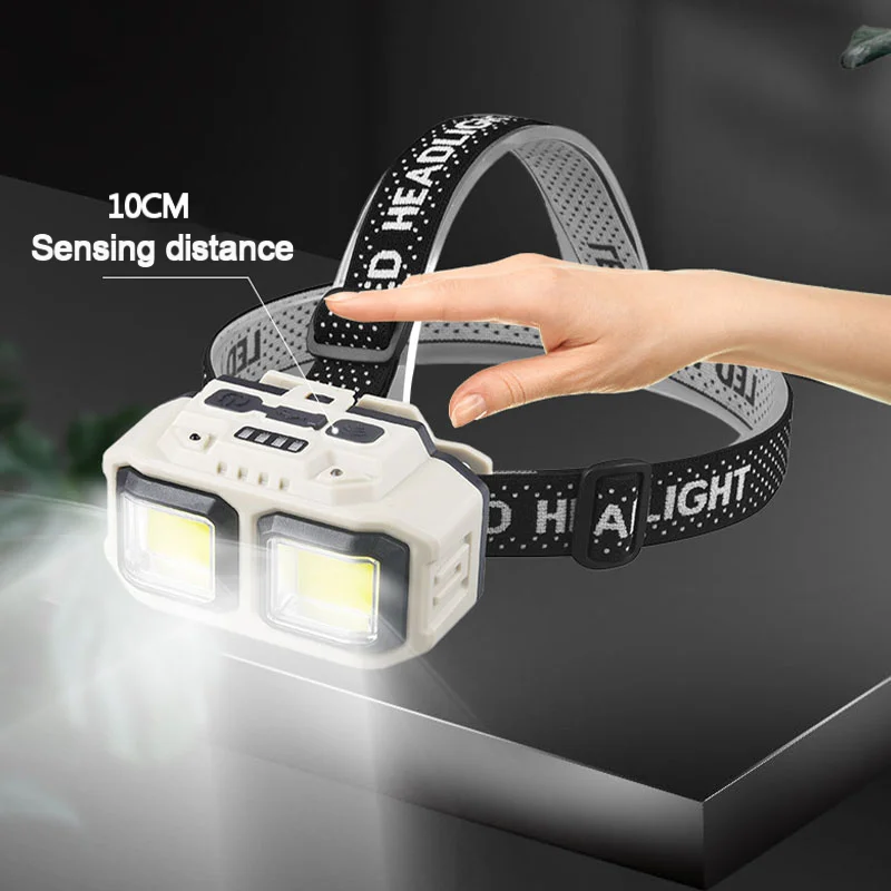 Portable Sensor Headlamp LED HeadLight Camping Fishing Mining Light Lamp Torch Flashlight Waterproof Headlight USB Rechargeable
Portable Sensor Headlamp LED HeadLight Camping Fishing Mining Light Lamp Torch Flashlight Waterproof Headlight USB Rechargeable
