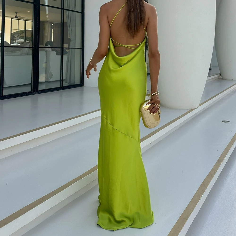 Customized Classic Strapless Satin Sleeveless Evening Dresses Modern Straight Floor Length Celebrity Gowns Vestido De Noche
Customized Classic Strapless Satin Sleeveless Evening Dresses Modern Straight Floor Length Celebrity Gowns Vestido De Noche