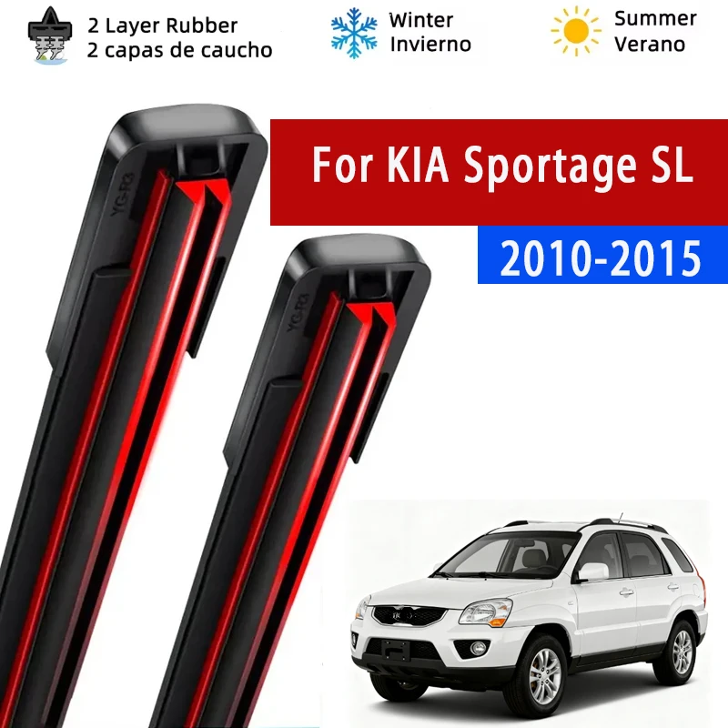 For KIA Sportage SL 2010-2015 2011 2012 2013 2014 Wiper Front Wiper Blades Windshield Windscreen Window Brushes 24"18"
For KIA Sportage SL 2010-2015 2011 2012 2013 2014 Wiper Front Wiper Blades Windshield Windscreen Window Brushes 24"18"