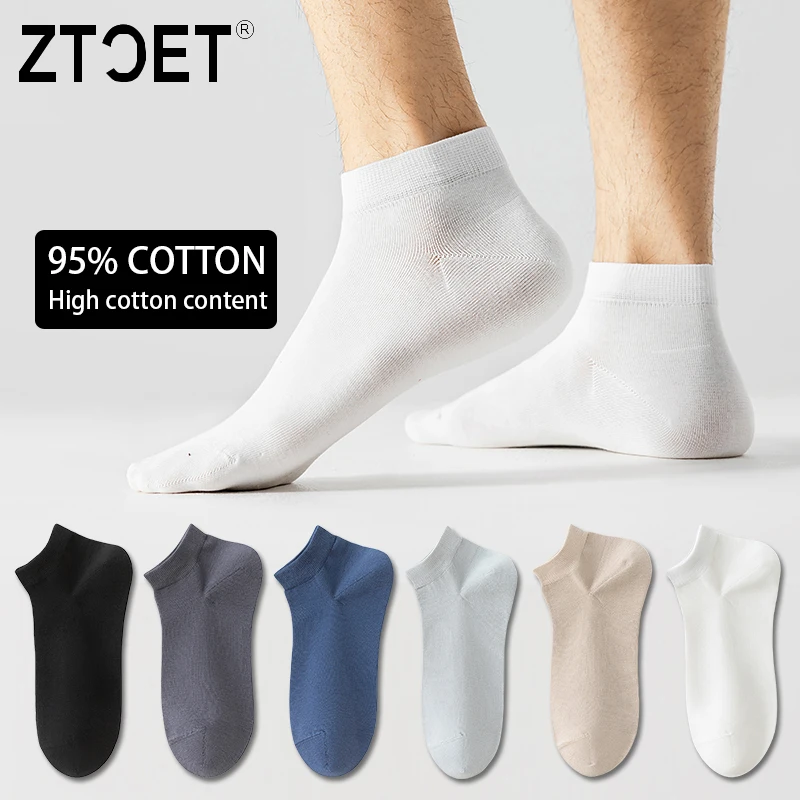 6Pairs High Quality Men Combed Cotton Socks Short Breathable Odor proof and antibacterial Business Spring Summer for Male sock
6Pairs High Quality Men Combed Cotton Socks Short Breathable Odor proof and antibacterial Business Spring Summer for Male sock