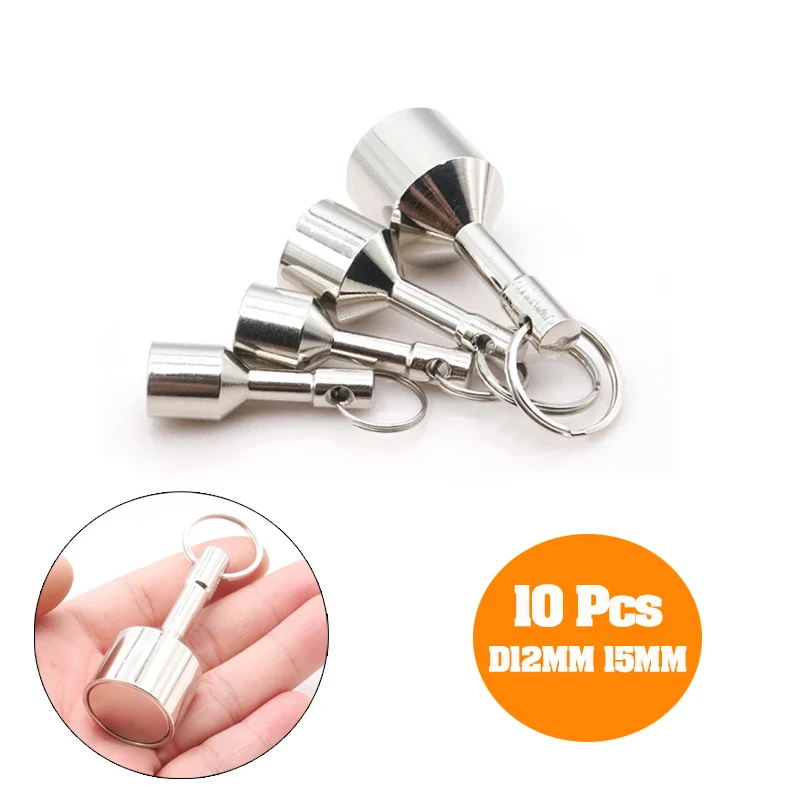 10 Pcs Magnet Keychain Strong Magnet Key Holder Pocket Keychain Split Ring Keyrings Gift Magnetic Weight Holder Ring
10 Pcs Magnet Keychain Strong Magnet Key Holder Pocket Keychain Split Ring Keyrings Gift Magnetic Weight Holder Ring