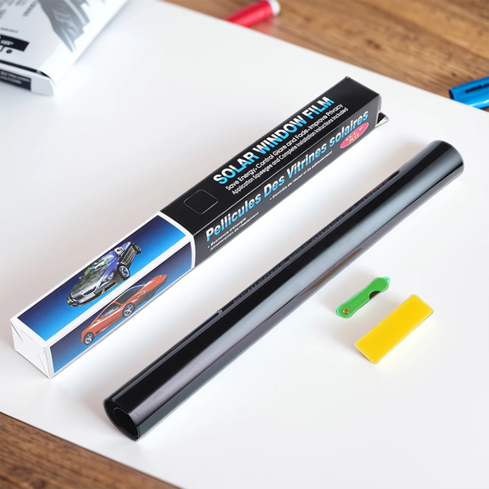 1 Roll Car Window Tint Film 1/5/15/25/35/50 Percent Car Protector Foils Black Car Window Foils Tinting Film
1 Roll Car Window Tint Film 1/5/15/25/35/50 Percent Car Protector Foils Black Car Window Foils Tinting Film