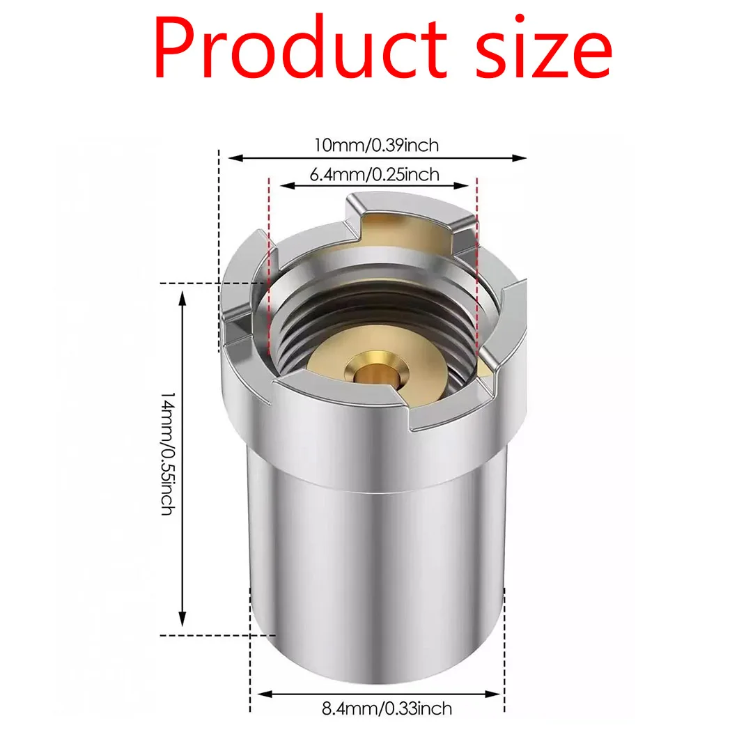 CBD Atomizer Perforated Brass Electrode Magnetic Ring Adapter 510 Universal Adapter
CBD Atomizer Perforated Brass Electrode Magnetic Ring Adapter 510 Universal Adapter