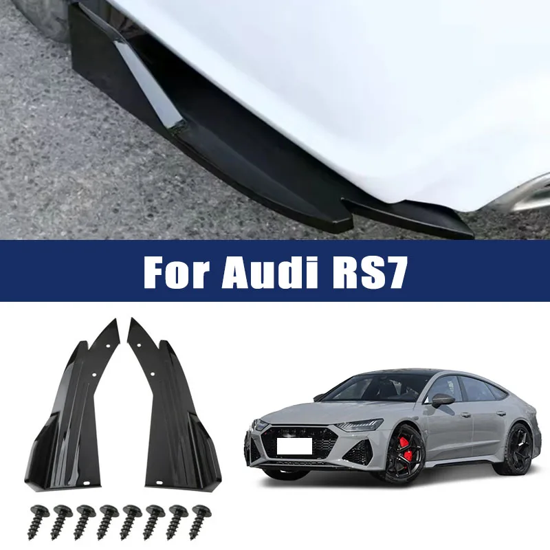 Car Rear Bumper Spoiler Lip Carbon Fiber Wing Trim Anti-crash Diffuser Side Skirt Wrap Angle Splitter For Audi RS7
Car Rear Bumper Spoiler Lip Carbon Fiber Wing Trim Anti-crash Diffuser Side Skirt Wrap Angle Splitter For Audi RS7