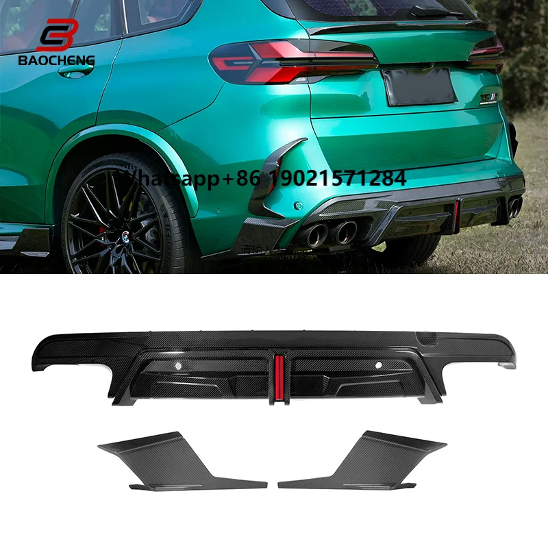 BC Style Rear Diffuser Dry Carbon Fiber Bumper Diffuser Lip With LED Light for X5M F95 X6M F96 2020+
BC Style Rear Diffuser Dry Carbon Fiber Bumper Diffuser Lip With LED Light for X5M F95 X6M F96 2020+