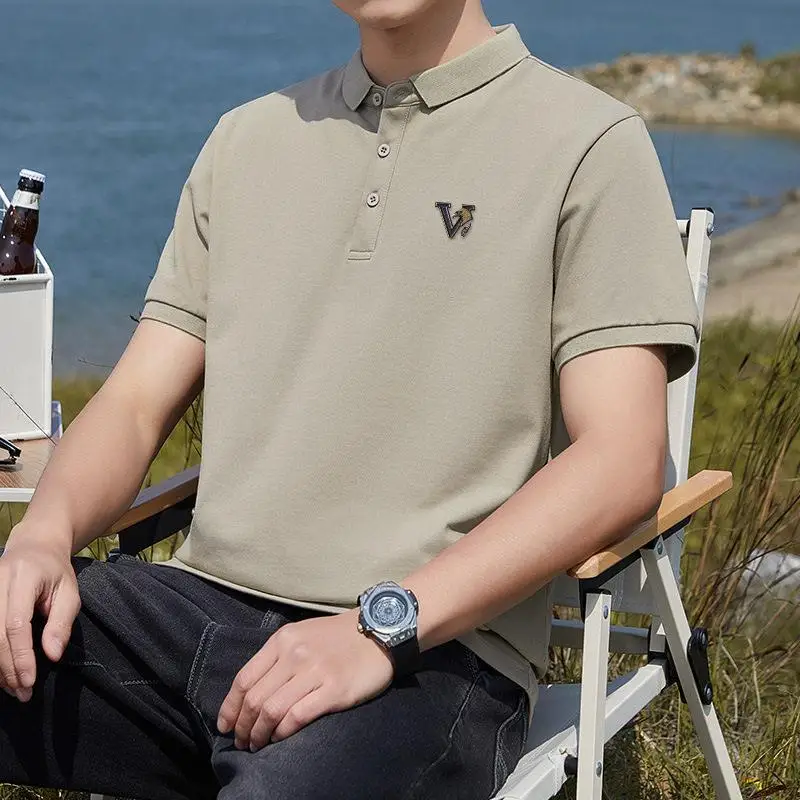 Ice Oxygen Bead Cotton Honeycomb Texture Short Sleeve Shirt Business Casual Versatile Summer Top for Young Men And Women
Ice Oxygen Bead Cotton Honeycomb Texture Short Sleeve Shirt Business Casual Versatile Summer Top for Young Men And Women