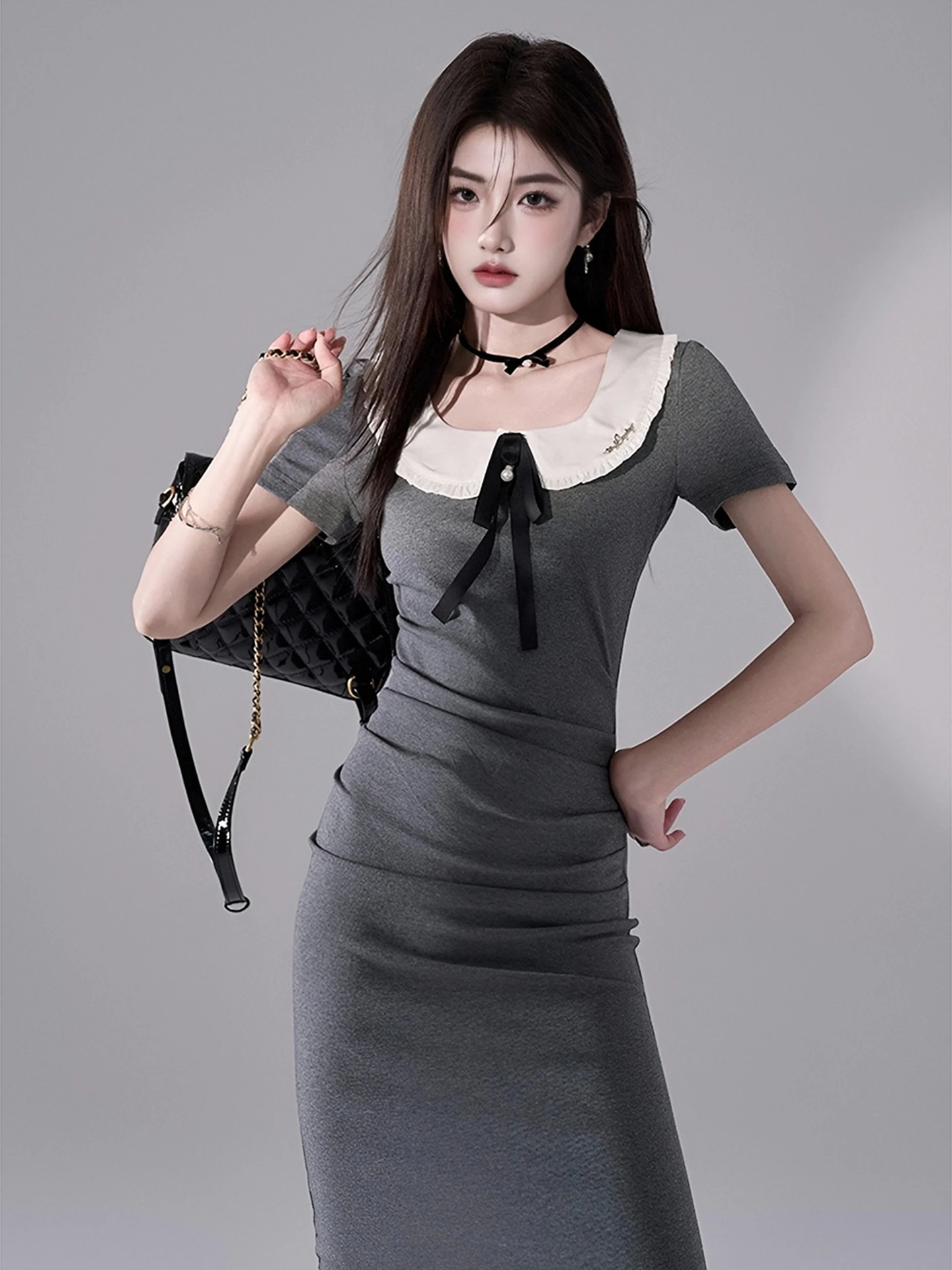 Sweet ort Sve Doll Collar Long Dr Li Xiaowan Brand French Sle High Waist Breathable Summer New Design Slimming Wome...
Sweet ort Sve Doll Collar Long Dr Li Xiaowan Brand French Sle High Waist Breathable Summer New Design Slimming Wome...