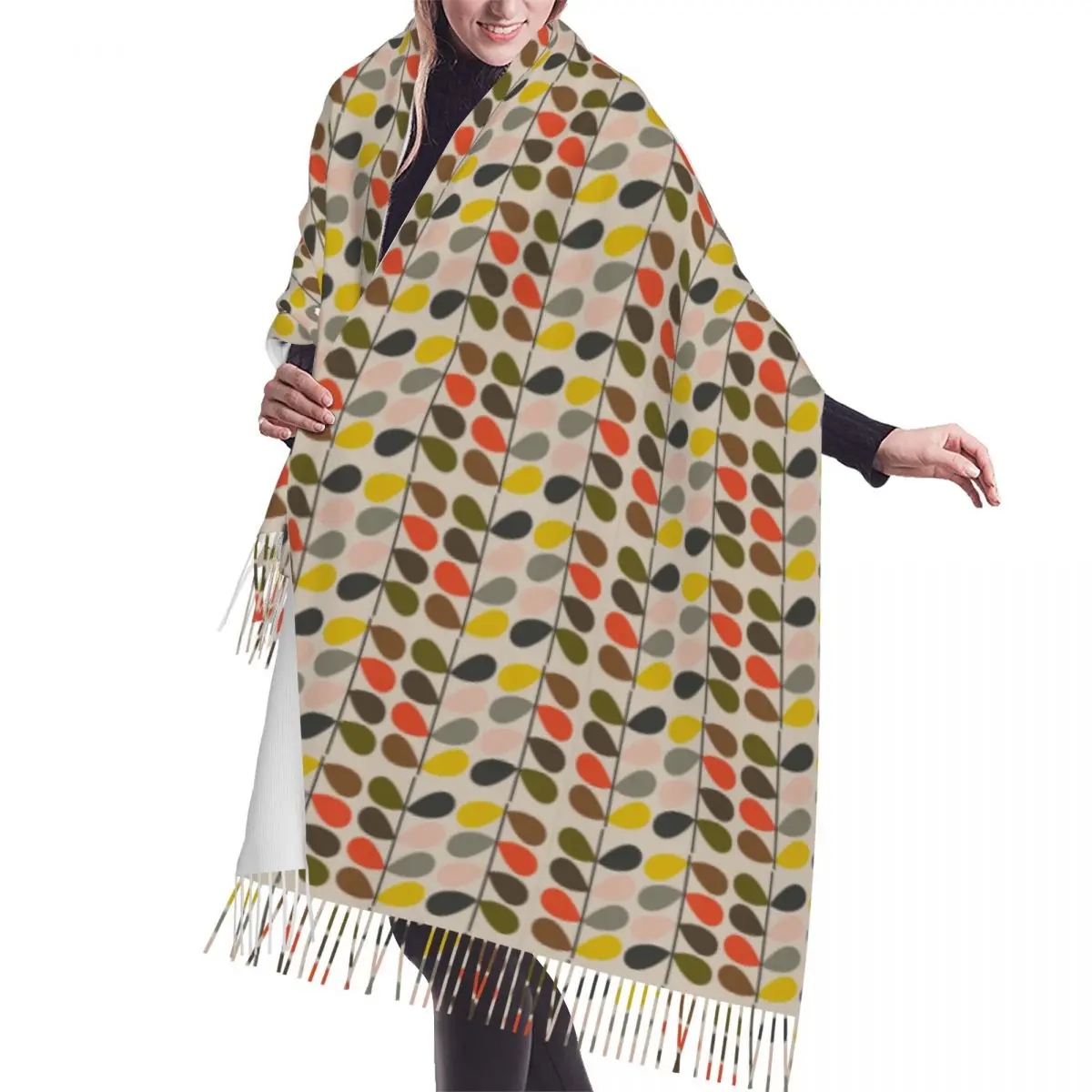 Женские длинные шарфы с рисунком Orla Kiely, модные Универсальные женские зимние мягкие теплые шарфы
Женские длинные шарфы с рисунком Orla Kiely, модные Универсальные женские зимние мягкие теплые шарфы