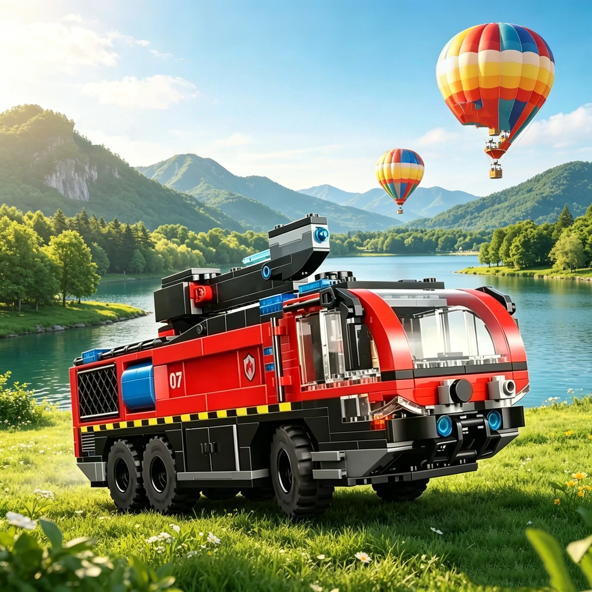 City Series Building Blocks Compatible MOC Set Airport Fire Truck Firefighter Car Toy Birthday Gift
City Series Building Blocks Compatible MOC Set Airport Fire Truck Firefighter Car Toy Birthday Gift