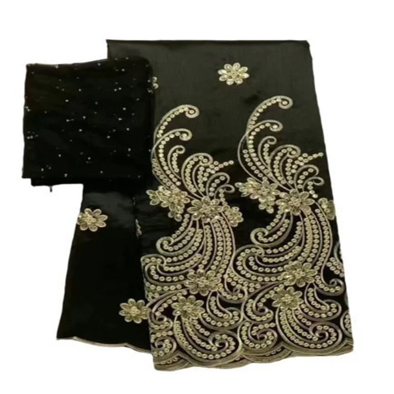 Newest French George Lace Fabric Heavy Embroidery African Mesh Lace Fabric New Design Laces For Wedding Party Sew White/Gold
Newest French George Lace Fabric Heavy Embroidery African Mesh Lace Fabric New Design Laces For Wedding Party Sew White/Gold