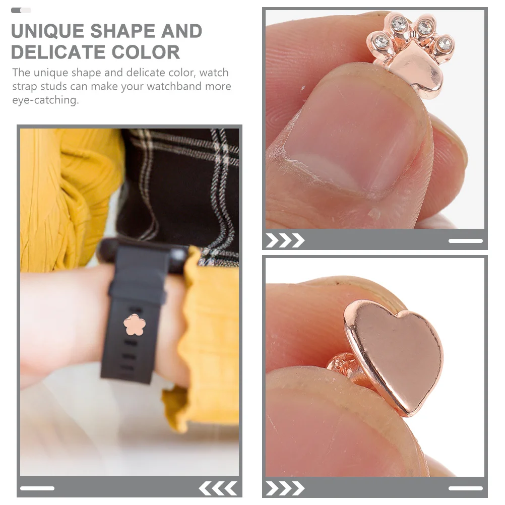 10Pcs Watchband Studs for Silicone Bands Metal Charms Decorative Watch Strap Accessories Charms for Watchband Watch Charm
10Pcs Watchband Studs for Silicone Bands Metal Charms Decorative Watch Strap Accessories Charms for Watchband Watch Charm