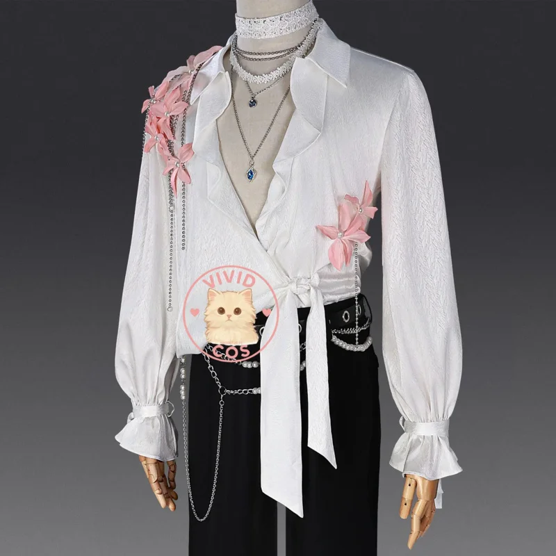 In stock game love and deep space cosplay anime Caleb Zayne Rafael Sylus costume role play white shirt set 3'f,6;t.8'
In stock game love and deep space cosplay anime Caleb Zayne Rafael Sylus costume role play white shirt set 3'f,6;t.8'