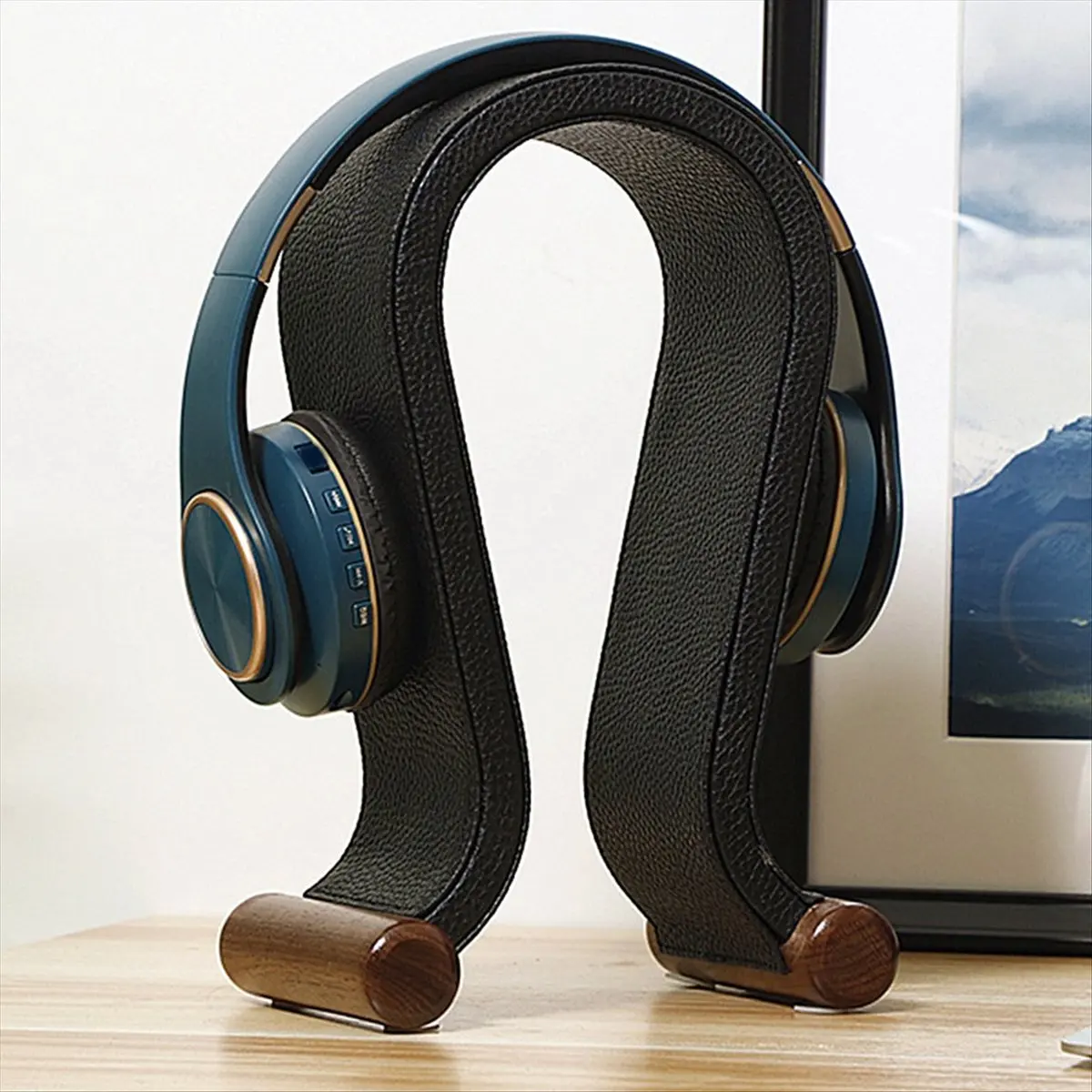 ABNH U Shape Leather Headphone Holder Tabletop Support Headset Display Stand for PC Gaming Earbuds Shelf Hanger,Black
ABNH U Shape Leather Headphone Holder Tabletop Support Headset Display Stand for PC Gaming Earbuds Shelf Hanger,Black