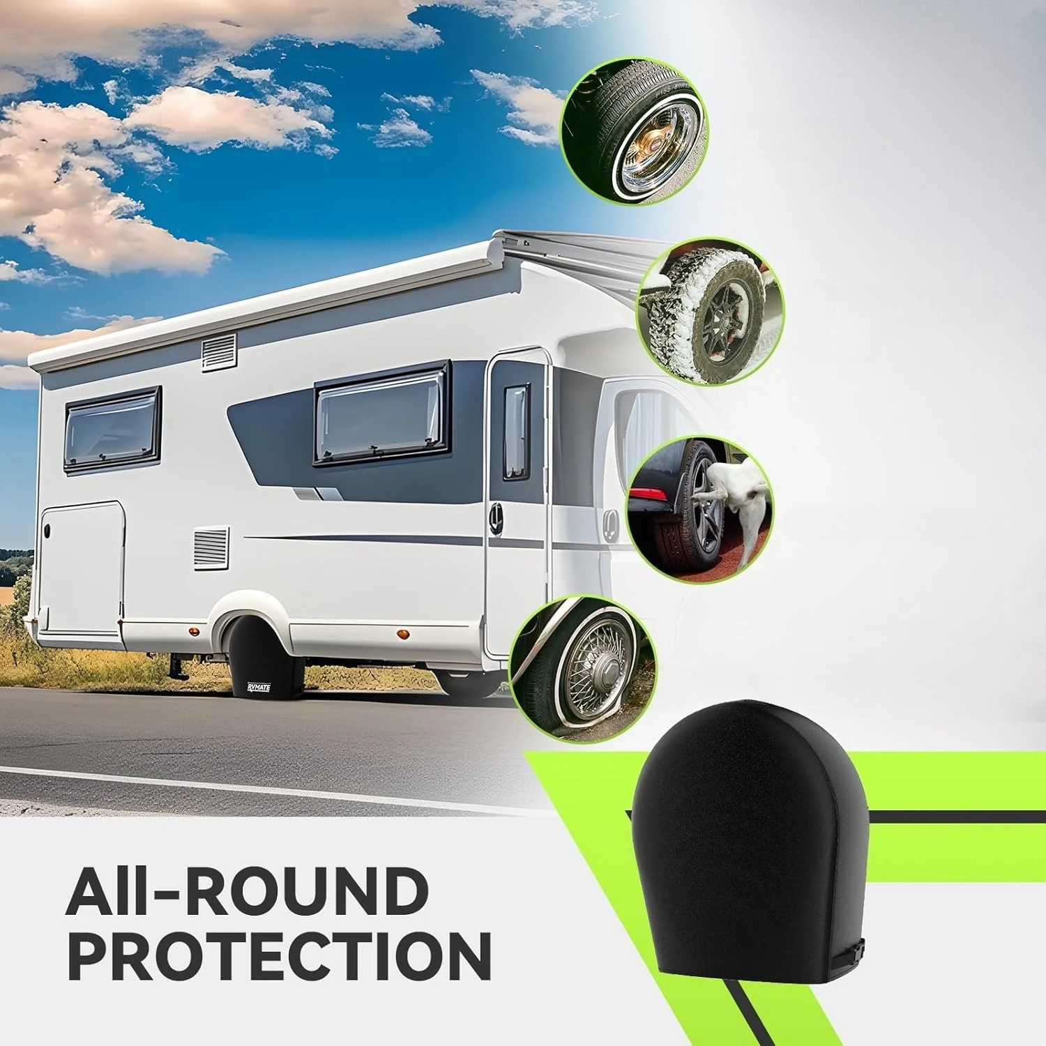 Multi-Functional Waterproof Car Tyre Covers Motorhome Tyre Anti-Ageing Protective Covers Motorhome Tyre Protective Covers
Multi-Functional Waterproof Car Tyre Covers Motorhome Tyre Anti-Ageing Protective Covers Motorhome Tyre Protective Covers