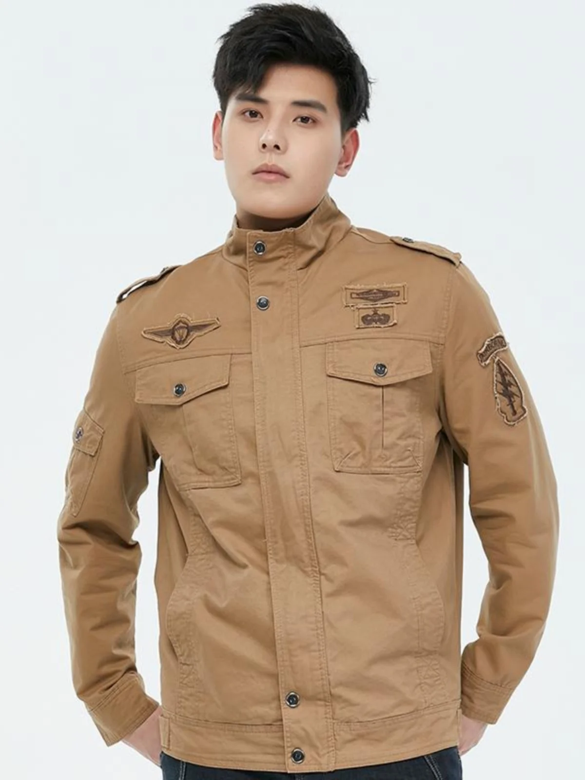 Washed Pure Cotton Jacket Men's Spring Autumn New American Wear Resistant Trendy Brand Autumn Winter Retro Workwear Multi ...
Washed Pure Cotton Jacket Men's Spring Autumn New American Wear Resistant Trendy Brand Autumn Winter Retro Workwear Multi ...