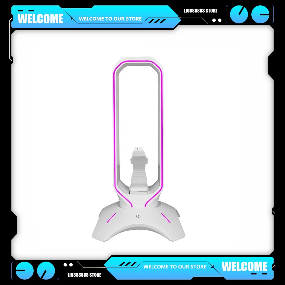 WAIZOWL BG Gaming Headset Holder USB Expander RGB PC Accessories Desk Game Headset Integrated Desk Decoration Christmas Gift
WAIZOWL BG Gaming Headset Holder USB Expander RGB PC Accessories Desk Game Headset Integrated Desk Decoration Christmas Gift