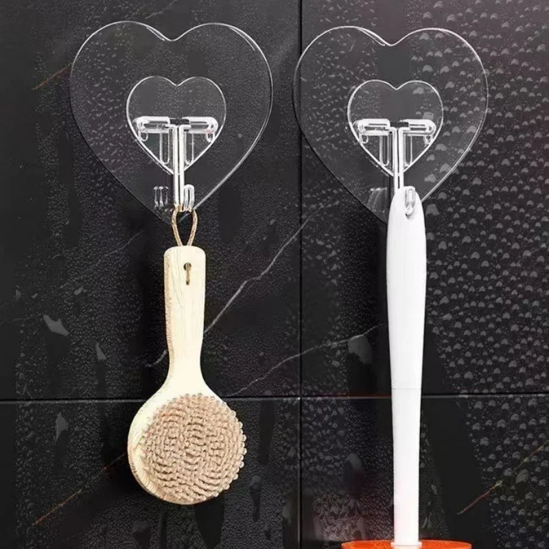 20PCS Transparent Stainless Steel Self-Adhesive Hooks Bathroom Towel Clothes Storage Sticker Heart Shape Hook Key Hanger Storage
20PCS Transparent Stainless Steel Self-Adhesive Hooks Bathroom Towel Clothes Storage Sticker Heart Shape Hook Key Hanger Storage
