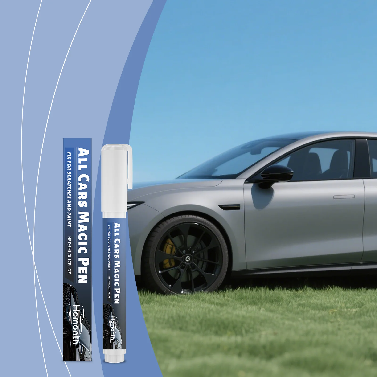 Car Minor Scratch Care Pen - 2-in-1 Auto Paint Scratch Maintenance Tool for Quick, Convenient & Easy Surface Touch-Up
Car Minor Scratch Care Pen - 2-in-1 Auto Paint Scratch Maintenance Tool for Quick, Convenient & Easy Surface Touch-Up