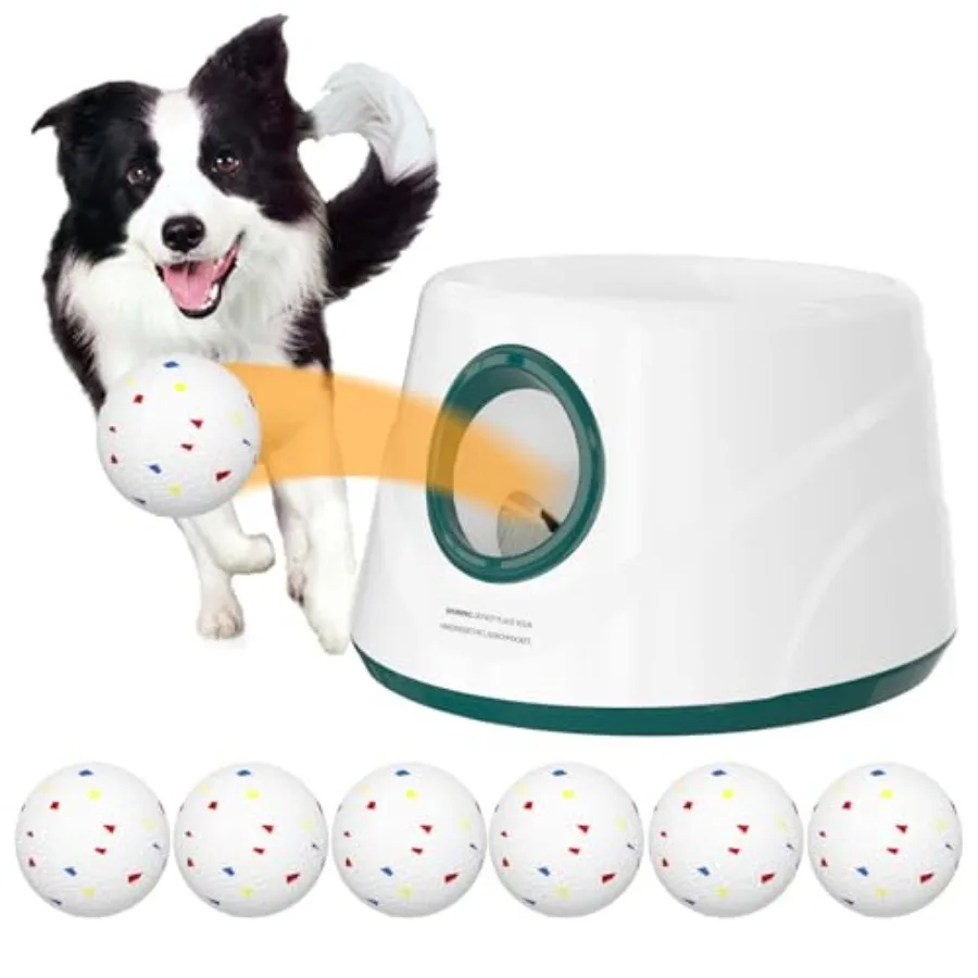 20-40ft Automatic Ball Launcher Interactive Fetch Toy for Small Medium Dogs Adjustable Rechargeable Tennis Thrower for Indoor O
20-40ft Automatic Ball Launcher Interactive Fetch Toy for Small Medium Dogs Adjustable Rechargeable Tennis Thrower for Indoor O