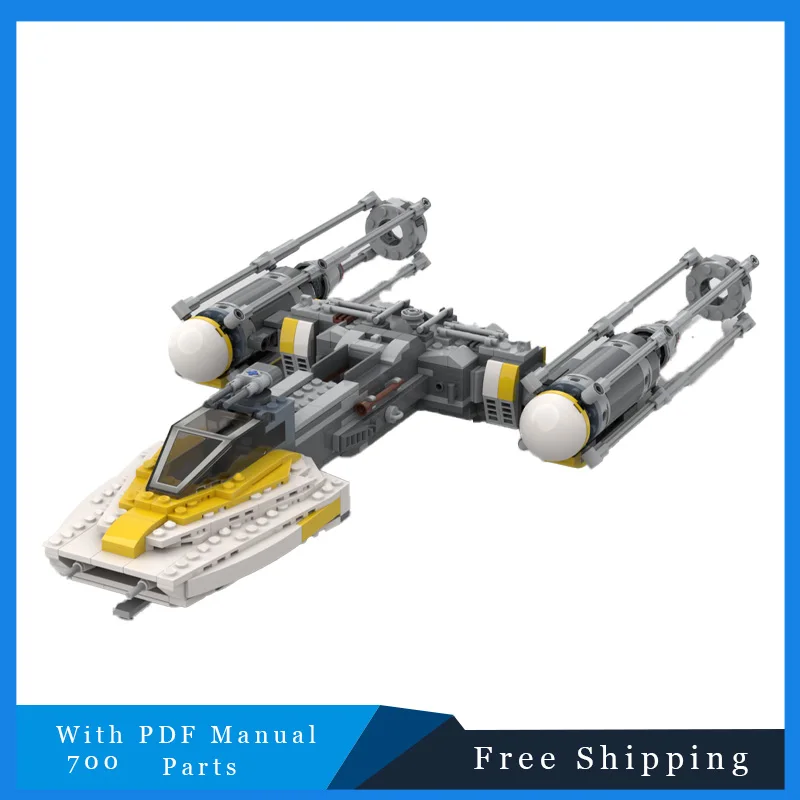 700 шт., серия Star Battle, креативный Y-образный Warplane, технология, кирпичи, строительные блоки, модель для детей, сборка игрушек, праздничные подарки
700 шт., серия Star Battle, креативный Y-образный Warplane, технология, кирпичи, строительные блоки, модель для детей, сборка игрушек, праздничные подарки