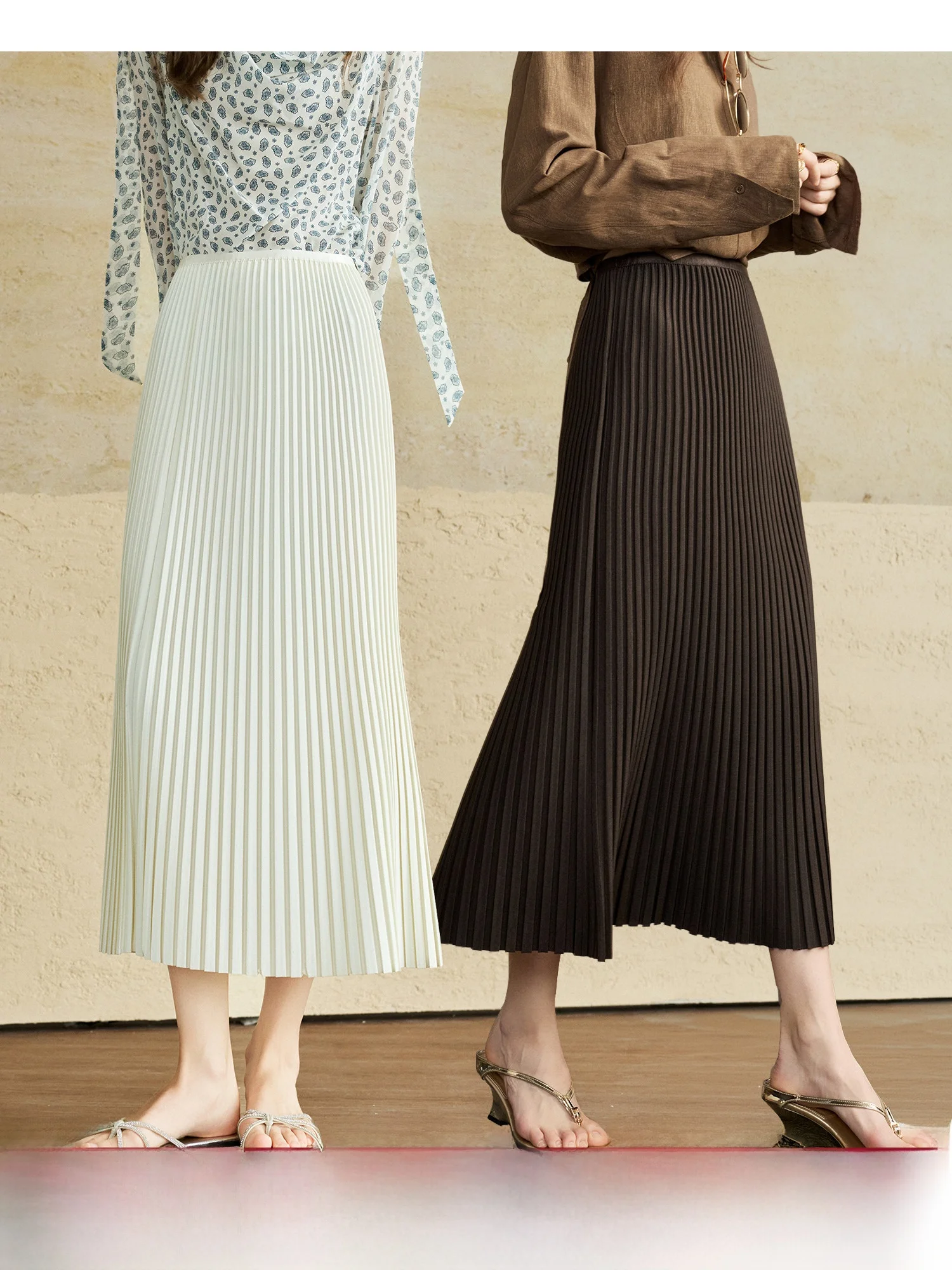 Commuter Waltz Dance Skirt High Waist A-Line Skirt Polyester Fiber Slightly Elastic Pleated Commute Design Women's Skirt
Commuter Waltz Dance Skirt High Waist A-Line Skirt Polyester Fiber Slightly Elastic Pleated Commute Design Women's Skirt