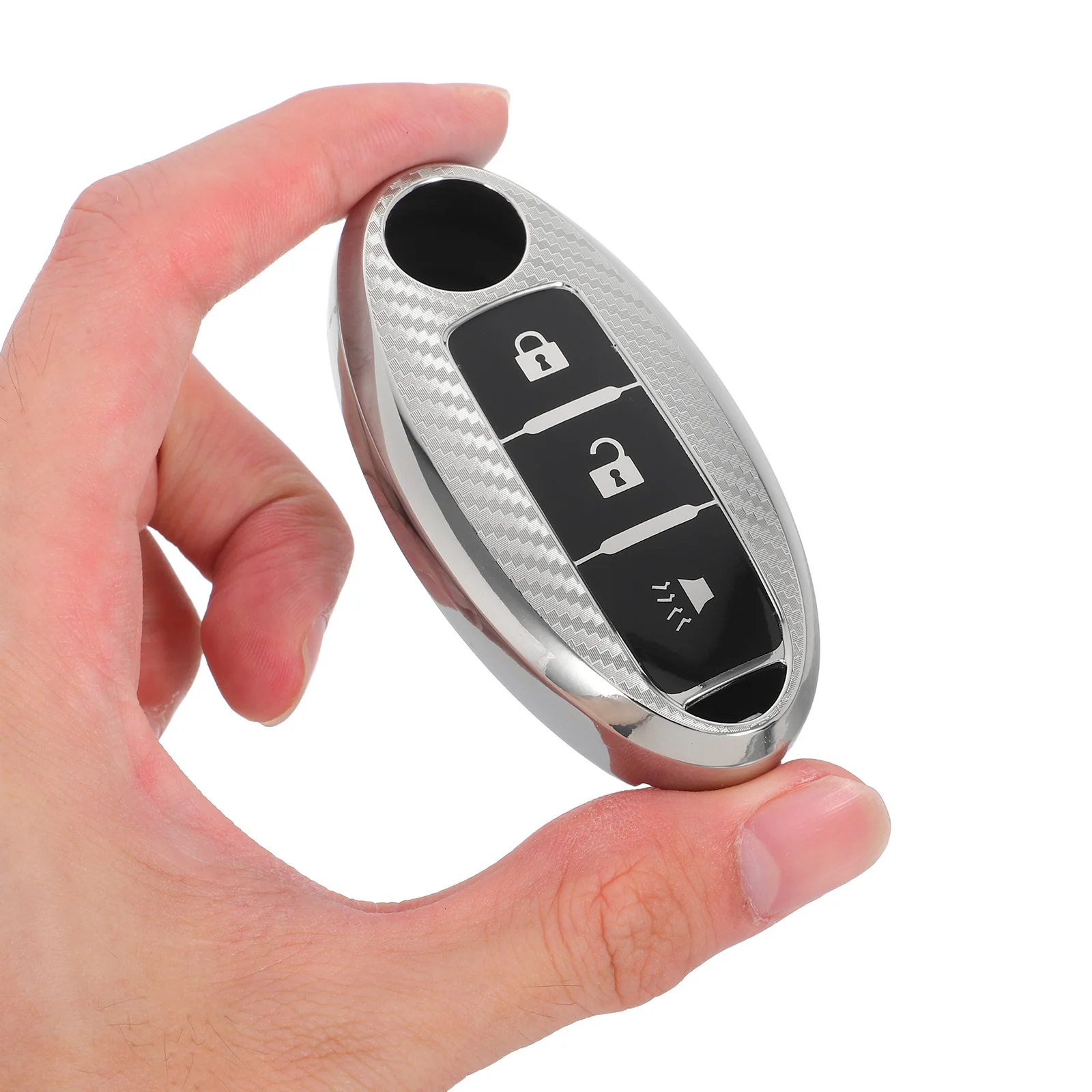 Carbon Fiber Car Key Shell Case Replacement Remote Key Fob Cover Protective Silicone Keyless Entry Shell Compatible for Sylphy
Carbon Fiber Car Key Shell Case Replacement Remote Key Fob Cover Protective Silicone Keyless Entry Shell Compatible for Sylphy