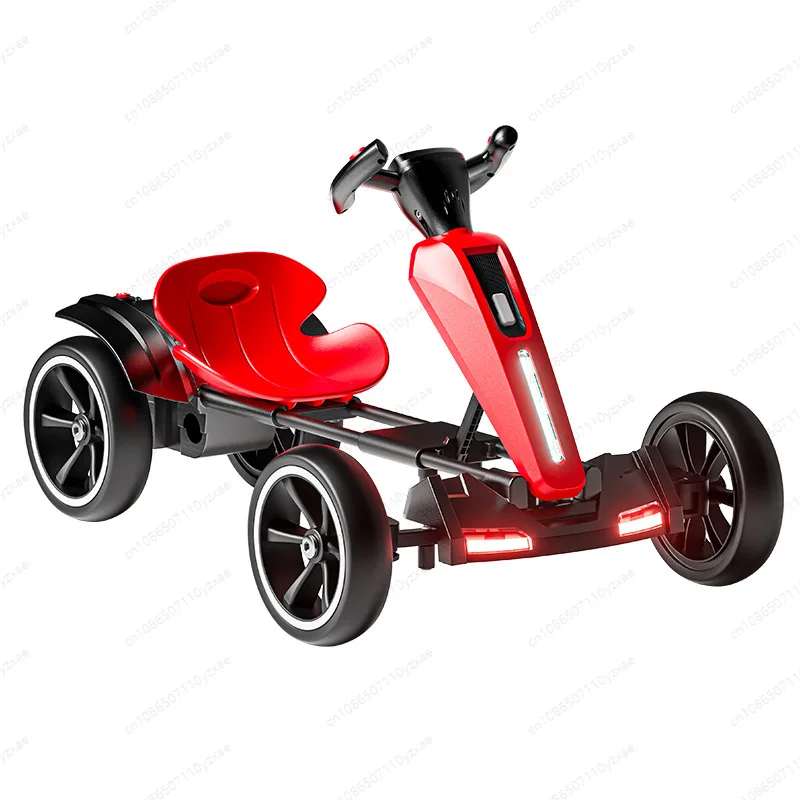 Dual Motor Electric Go Kart with Bluetooth Music, Foldable 4-Wheeler, No Assembly & Rechargeable, Remote Control Ride-On Car
Dual Motor Electric Go Kart with Bluetooth Music, Foldable 4-Wheeler, No Assembly & Rechargeable, Remote Control Ride-On Car