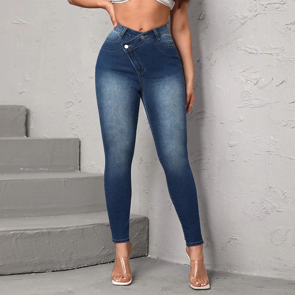 Jeans Women 2023 New European and American Tight Asymmetric Wash Fitness Street Pencil Pants
Jeans Women 2023 New European and American Tight Asymmetric Wash Fitness Street Pencil Pants