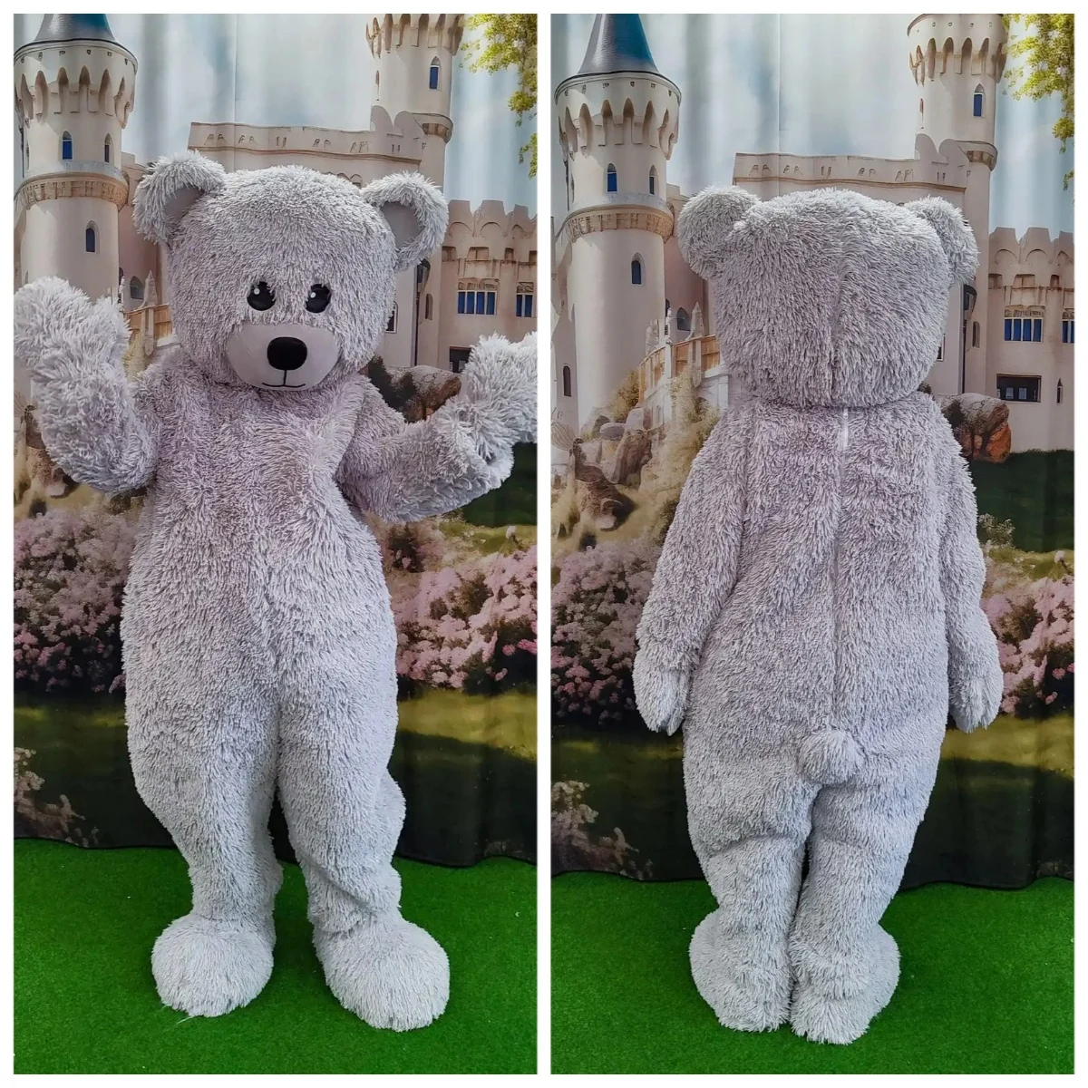 Luxury Grey Fur Teddy Bear Mascot Costume Adults Cartoon Clothes Halloween Christmas Fancy Wedding Party Dress
Luxury Grey Fur Teddy Bear Mascot Costume Adults Cartoon Clothes Halloween Christmas Fancy Wedding Party Dress