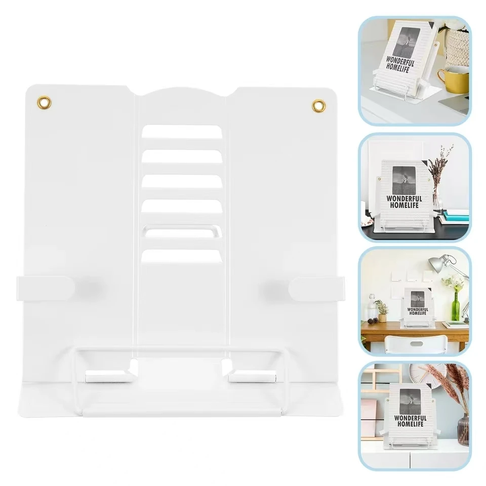 Portable Book Stopper Reading Stand Book Holder Metal Adjustable Student Book Stand Foldable Children Writing Bracket Office Use
Portable Book Stopper Reading Stand Book Holder Metal Adjustable Student Book Stand Foldable Children Writing Bracket Office Use