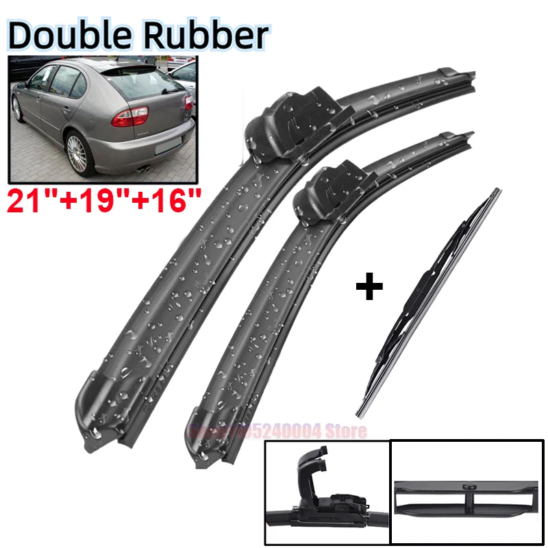 Front & Rear Wiper Blades Set Kit For Seat Leon MK1 2000 - 2005 Windshield Windscreen Window Rain Brush 21"19"16"
Front & Rear Wiper Blades Set Kit For Seat Leon MK1 2000 - 2005 Windshield Windscreen Window Rain Brush 21"19"16"
