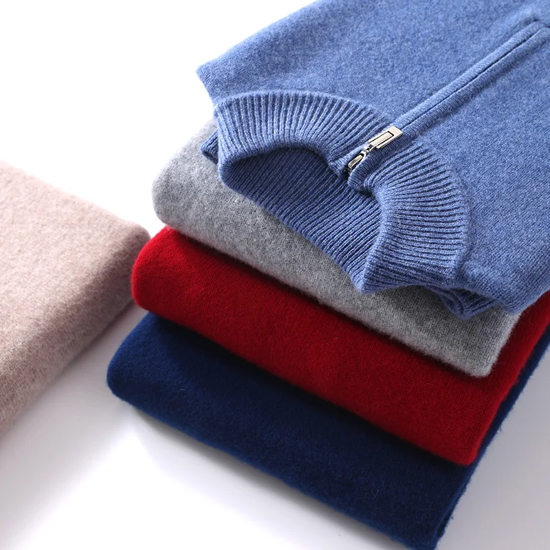 Autumn And Winter Clothes 100% Pure Wool Men's Half-height Zipper Sweater Cashmere Padded Casual Knitted Bottoming Shirt
Autumn And Winter Clothes 100% Pure Wool Men's Half-height Zipper Sweater Cashmere Padded Casual Knitted Bottoming Shirt