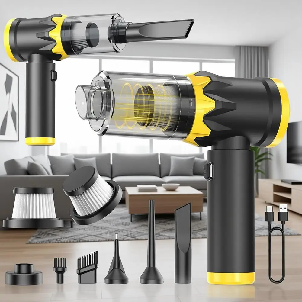 Портативный беспроводной автомобильный пылесос, мини-пылесос с высокой мощностью всасывания 20000 Па, портативный пылесос 4-в-1 для автомобиля, дома и офиса
Портативный беспроводной автомобильный пылесос, мини-пылесос с высокой мощностью всасывания 20000 Па, портативный пылесос 4-в-1 для автомобиля, дома и офиса