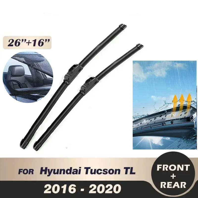 Wiper Front Wiper Blades Set For Hyundai Tucson TL 2016 2017 2018 2019 2020 Windshield Windscreen 26"16"
Wiper Front Wiper Blades Set For Hyundai Tucson TL 2016 2017 2018 2019 2020 Windshield Windscreen 26"16"