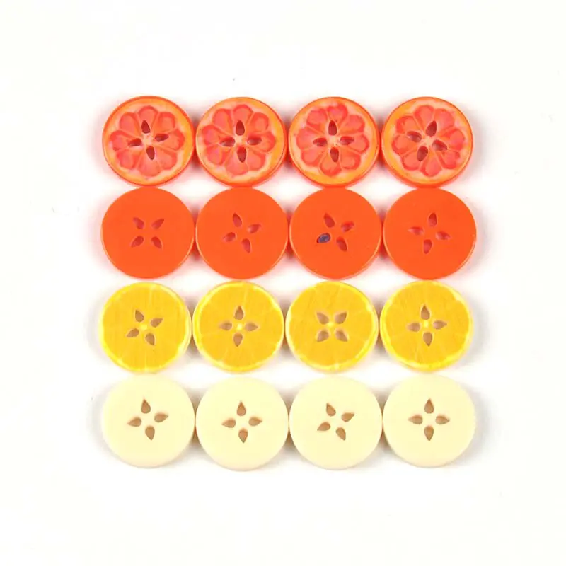 10-Pack 15mm Grapefruit & Lemon Resin Buttons - DIY Sewing Embellishments for Clothing & Craft Decor
10-Pack 15mm Grapefruit & Lemon Resin Buttons - DIY Sewing Embellishments for Clothing & Craft Decor