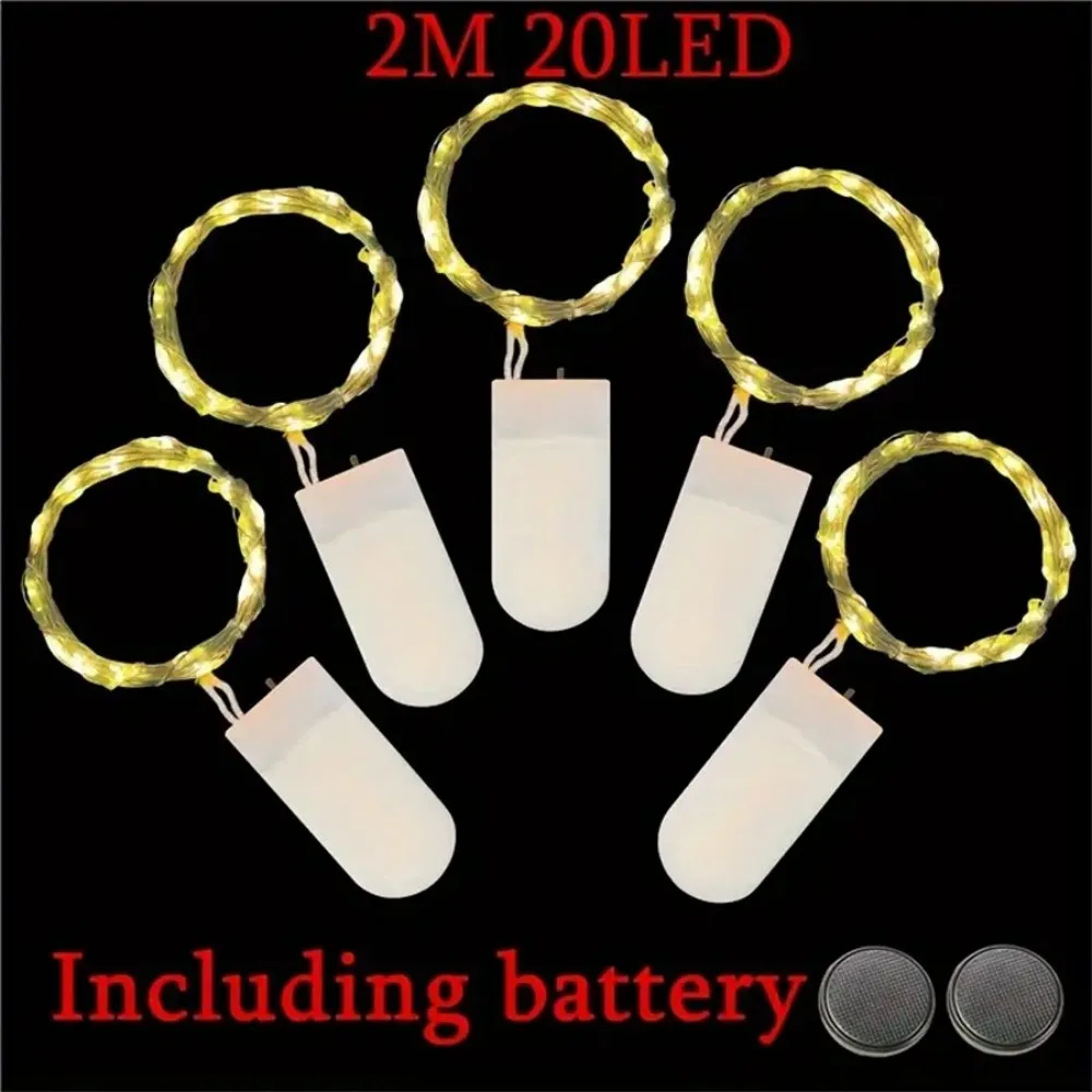 2PC/5PC/10PC 2M20LED button copper wire lamp, suitable for decoration in bedrooms, living rooms, birthday parties, bouquets
2PC/5PC/10PC 2M20LED button copper wire lamp, suitable for decoration in bedrooms, living rooms, birthday parties, bouquets