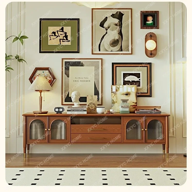MMedieval solid wood TV cabinet French TV cabinet Chinese living room household small apartment retro cabinet
MMedieval solid wood TV cabinet French TV cabinet Chinese living room household small apartment retro cabinet