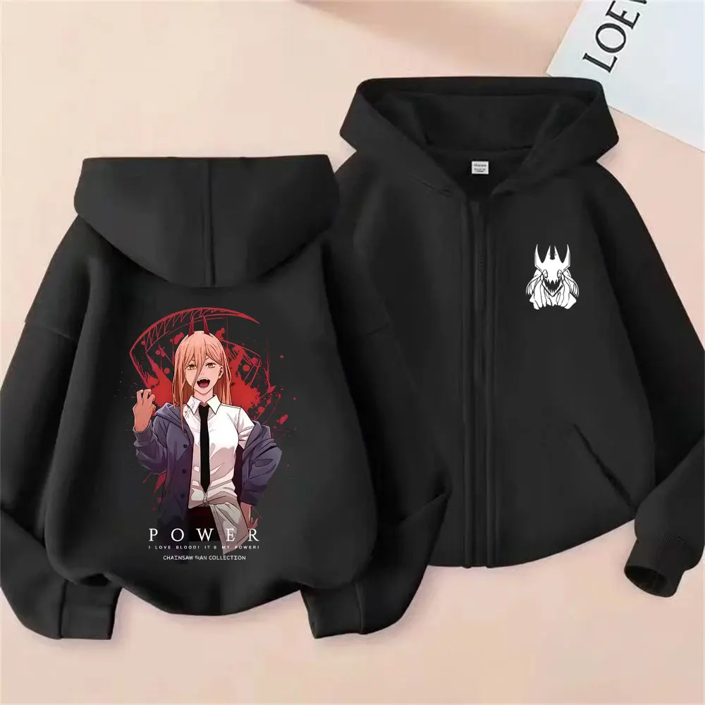 Anime Chainsaw Man Power Merch Zipper Hoodie Men Women Manga Cosplay Oversized Zip Up Jacket Male Casual Retro Zip Up Sweatshirt
Anime Chainsaw Man Power Merch Zipper Hoodie Men Women Manga Cosplay Oversized Zip Up Jacket Male Casual Retro Zip Up Sweatshirt