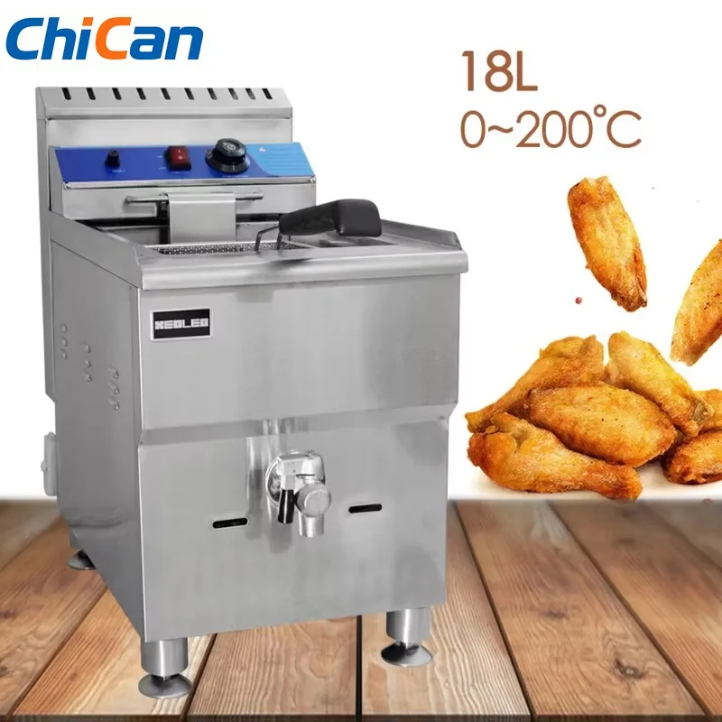 【Hot】XEOLEO Commercial 18L Gas Deep Fryer Stainless Steel Fried French Machine Single Tank LPG Frying Machine With Oil Valve For
【Hot】XEOLEO Commercial 18L Gas Deep Fryer Stainless Steel Fried French Machine Single Tank LPG Frying Machine With Oil Valve For
