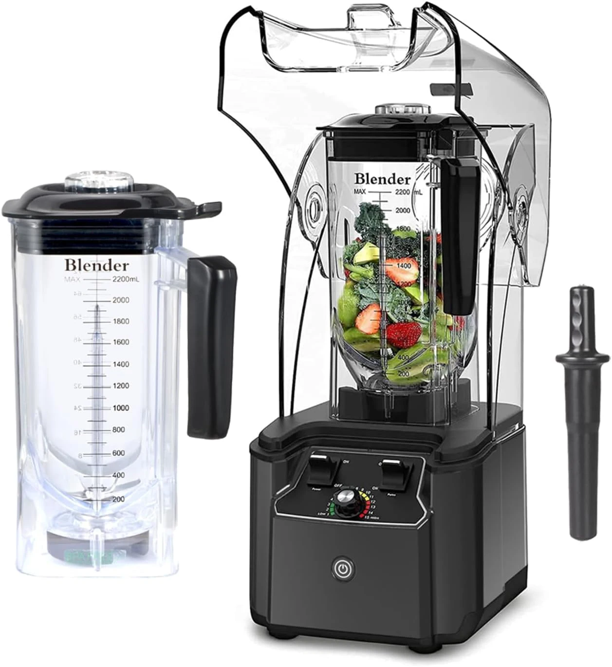 High Speed Power 3.35HP With Soundproof Cover Blender 2500 Watt 2.2 Ltrs Commercial Smoothie Blender Machine
High Speed Power 3.35HP With Soundproof Cover Blender 2500 Watt 2.2 Ltrs Commercial Smoothie Blender Machine