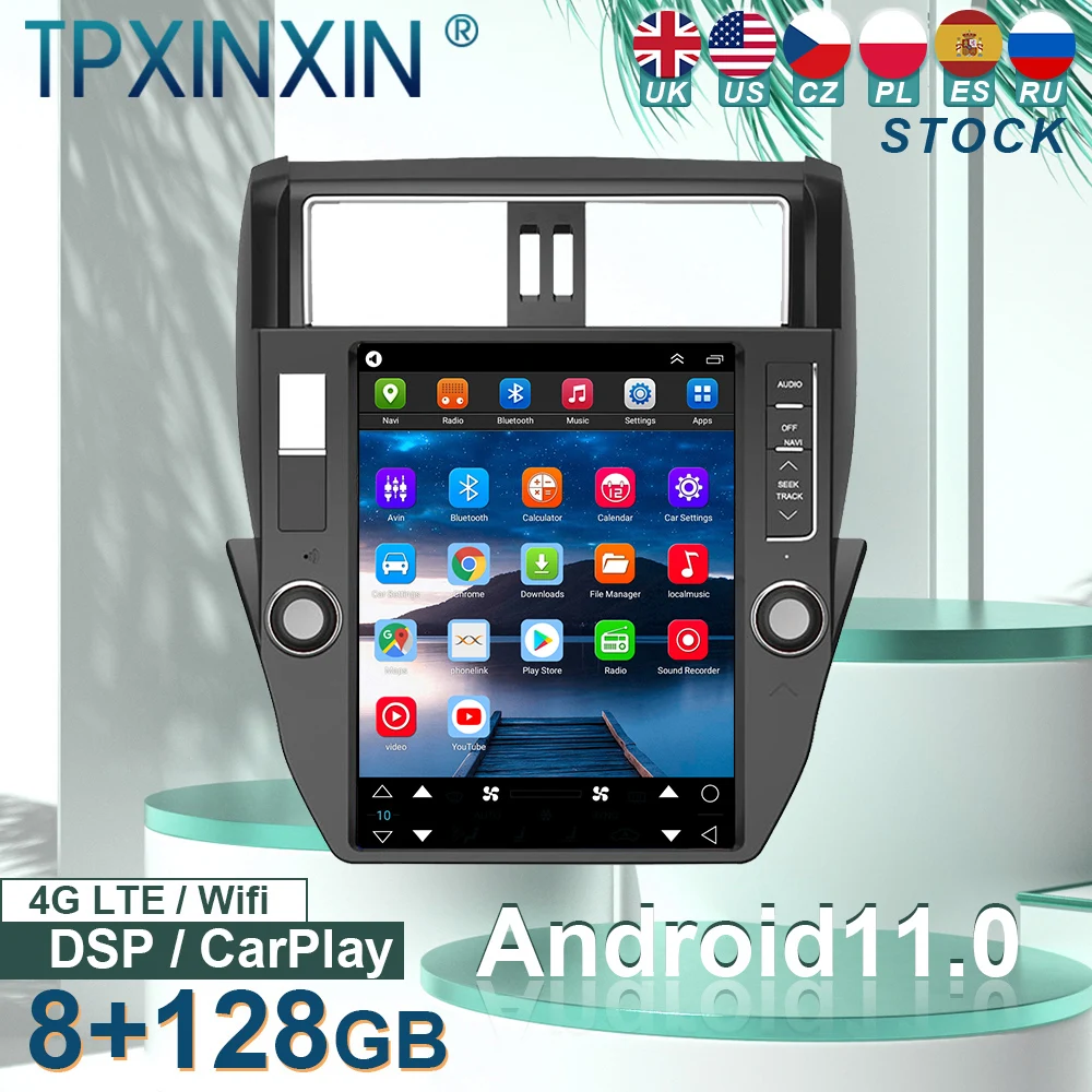 Автомобильная магнитола на Android для Toyota Land Cruiser Prado LC150 2010-2013 с GPS-навигацией, мультимедийный стереопроигрыватель, аудио-и видеоплеер
Автомобильная магнитола на Android для Toyota Land Cruiser Prado LC150 2010-2013 с GPS-навигацией, мультимедийный стереопроигрыватель, аудио-и видеоплеер